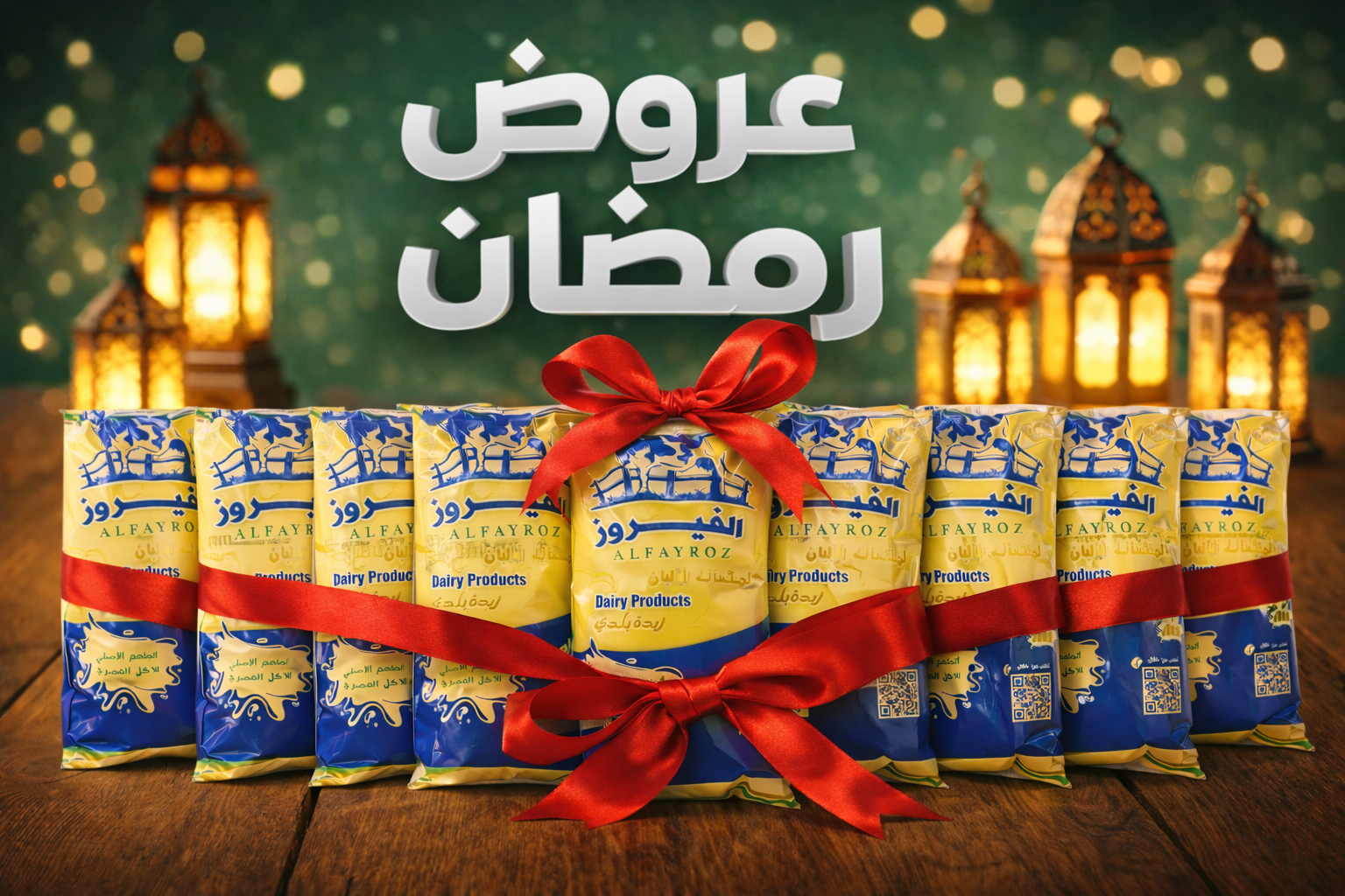 كرتونة 10 ك زبدة بقري + كيلو هديه